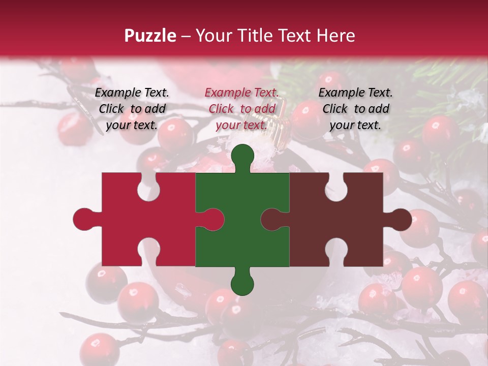 Flake Card Bright PowerPoint Template