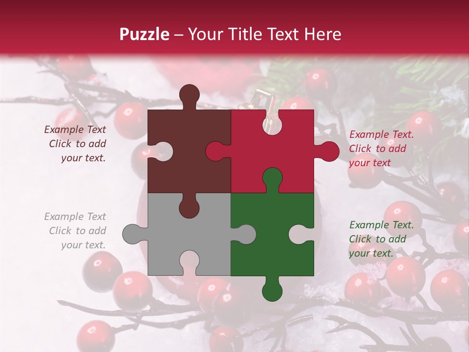 Flake Card Bright PowerPoint Template