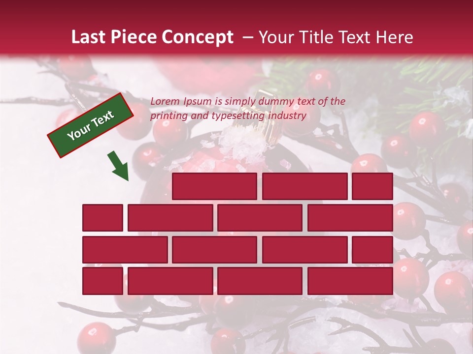 Flake Card Bright PowerPoint Template