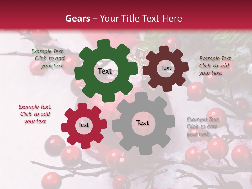 Flake Card Bright PowerPoint Template