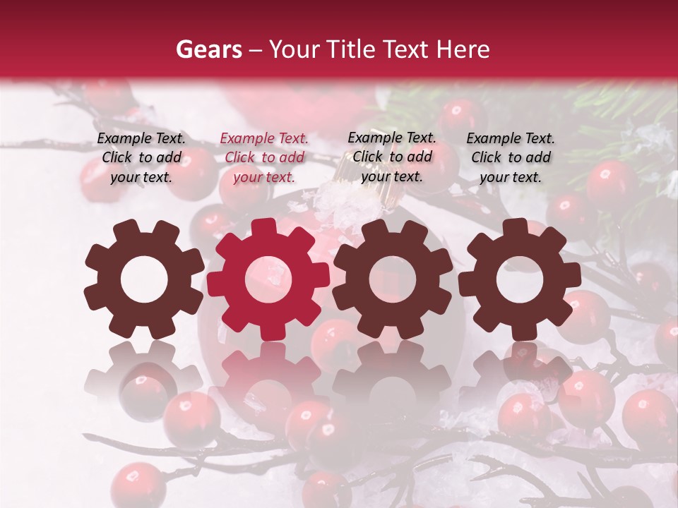 Flake Card Bright PowerPoint Template