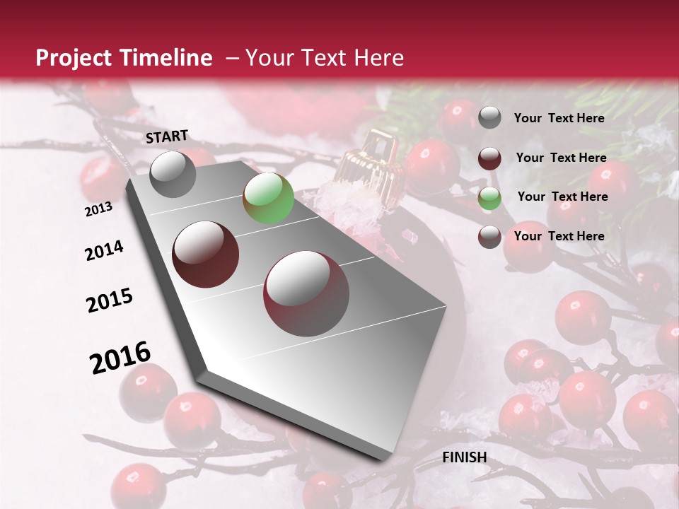 Flake Card Bright PowerPoint Template