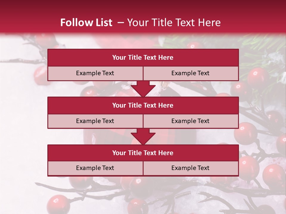 Flake Card Bright PowerPoint Template