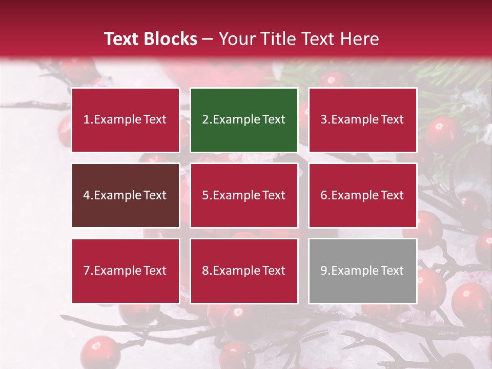 Flake Card Bright PowerPoint Template