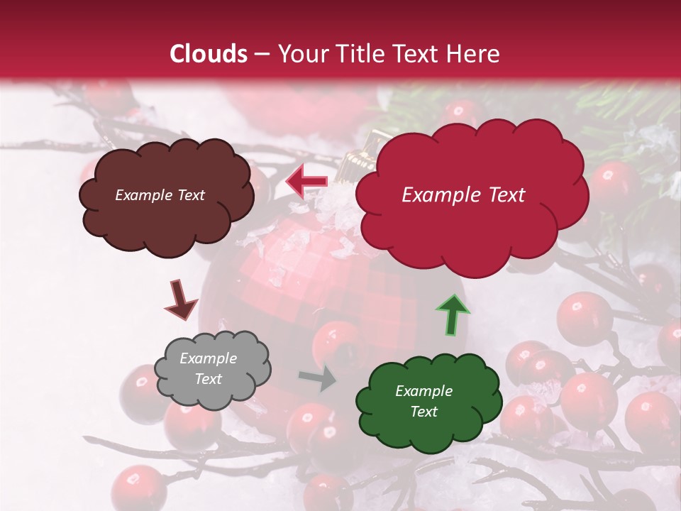 Flake Card Bright PowerPoint Template
