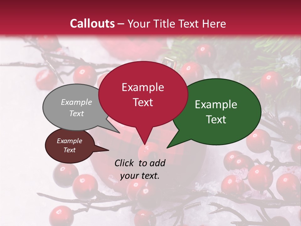 Flake Card Bright PowerPoint Template