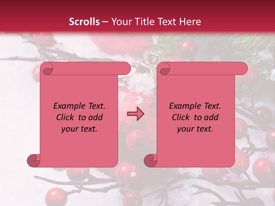 Flake Card Bright PowerPoint Template