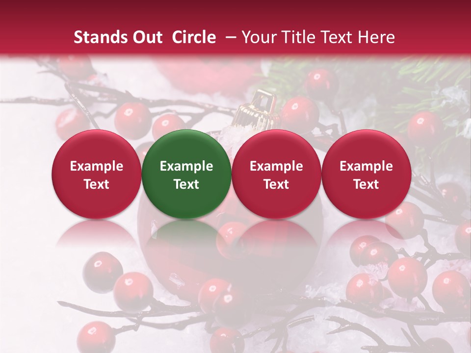 Flake Card Bright PowerPoint Template