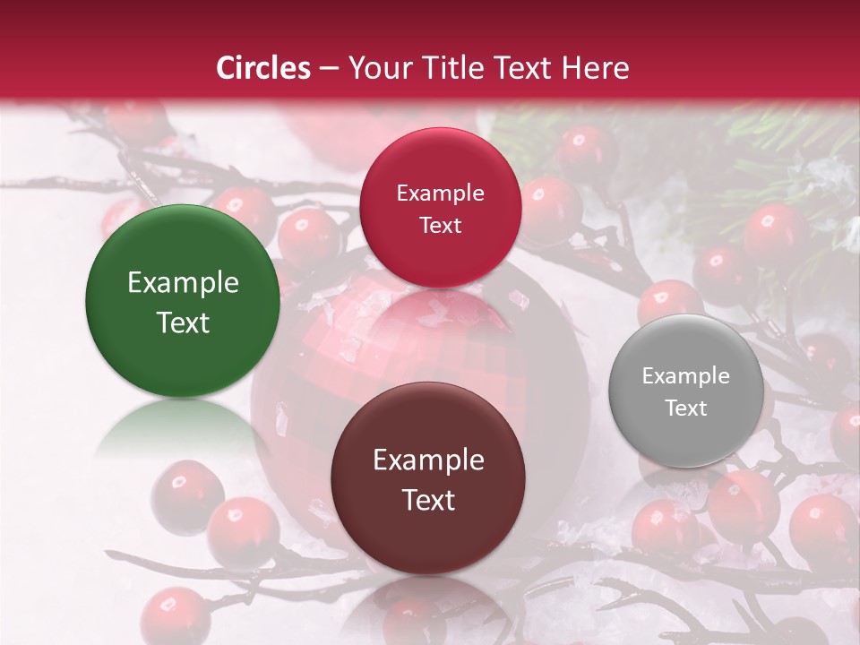 Flake Card Bright PowerPoint Template