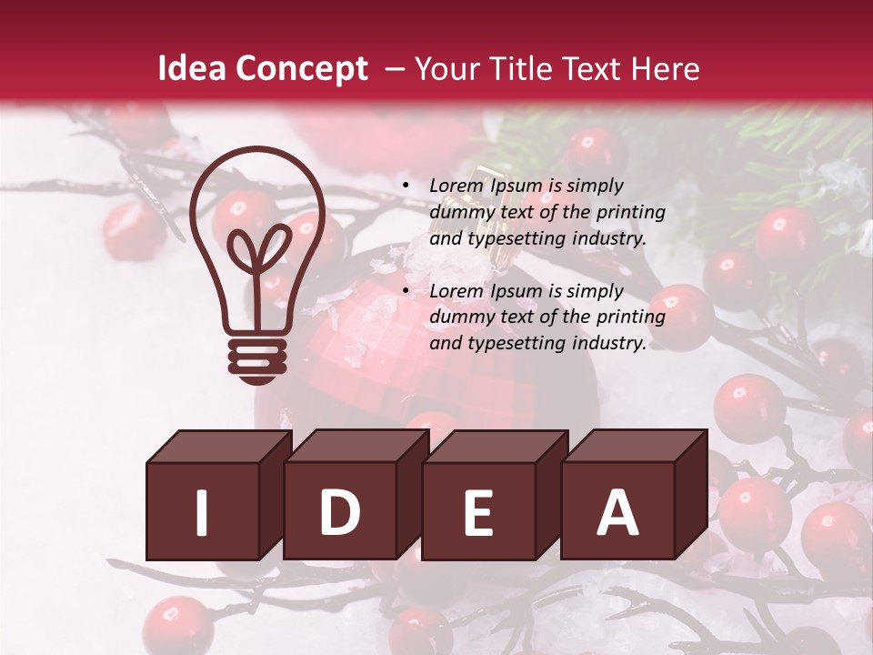 Flake Card Bright PowerPoint Template