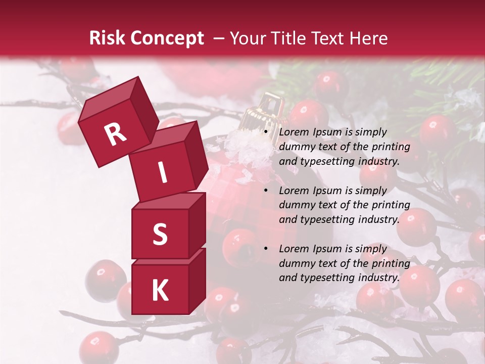 Flake Card Bright PowerPoint Template