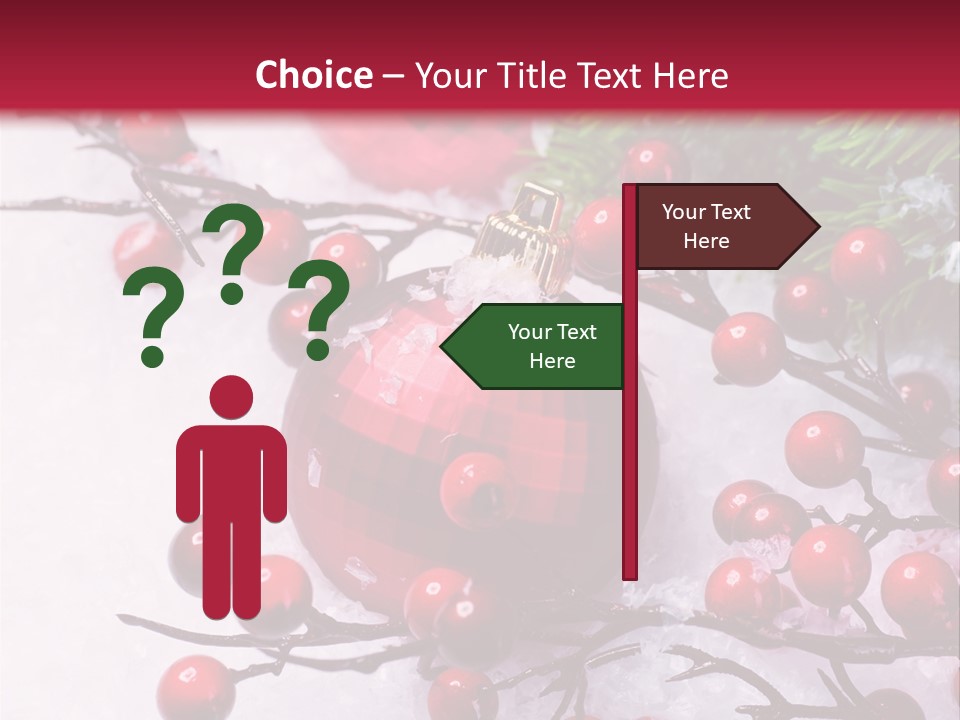 Flake Card Bright PowerPoint Template