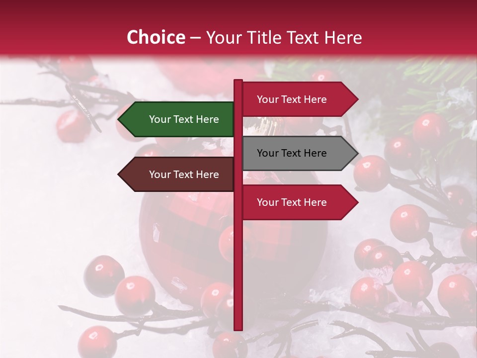 Flake Card Bright PowerPoint Template