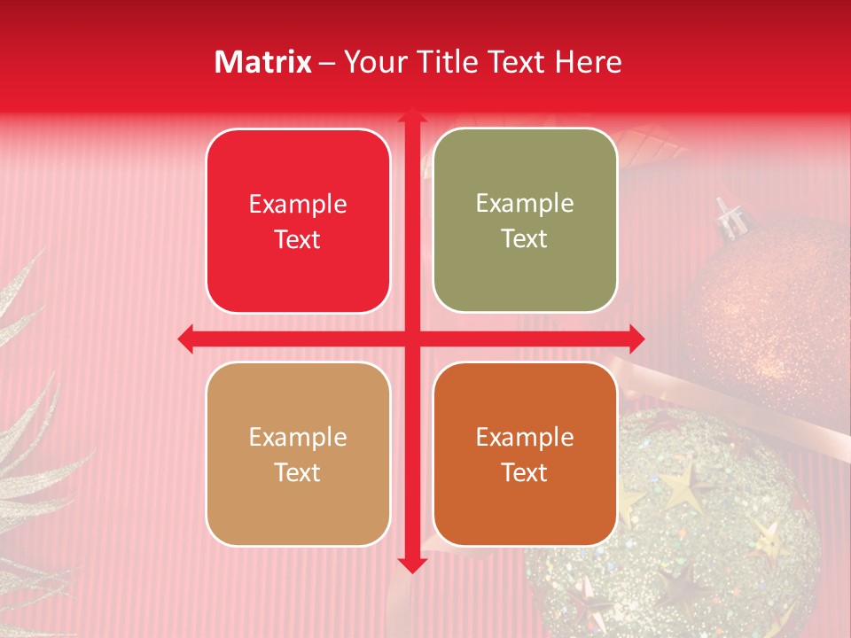 Star December Invitation PowerPoint Template