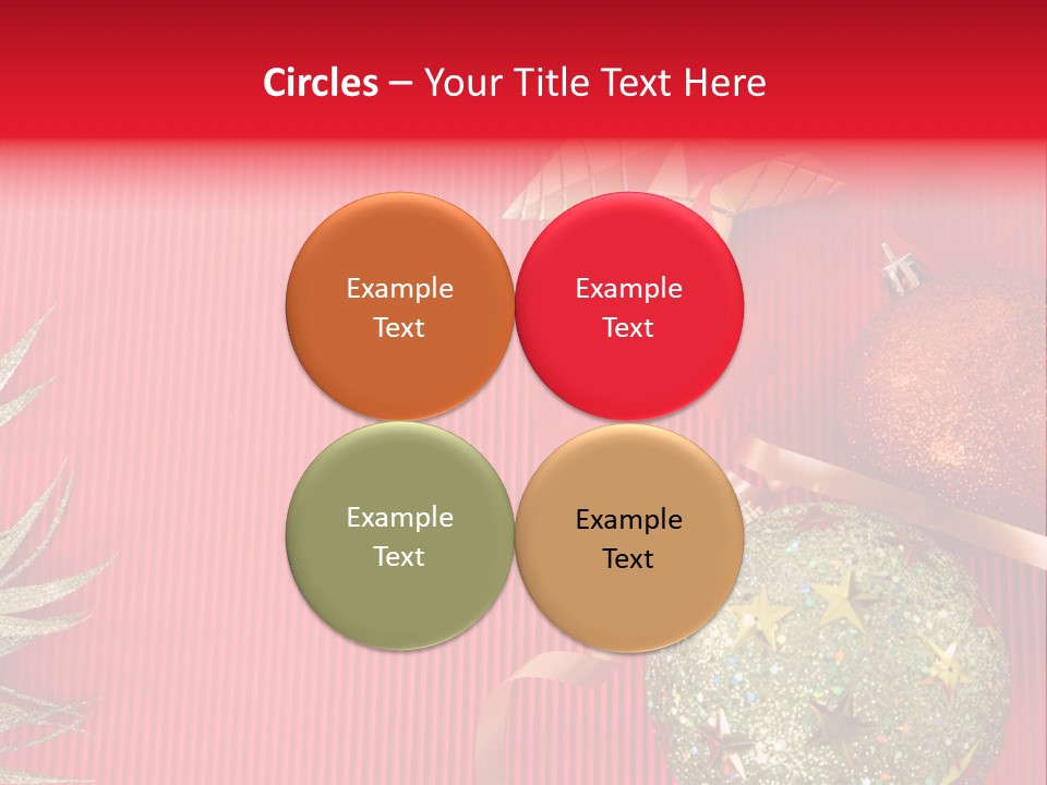 Star December Invitation PowerPoint Template