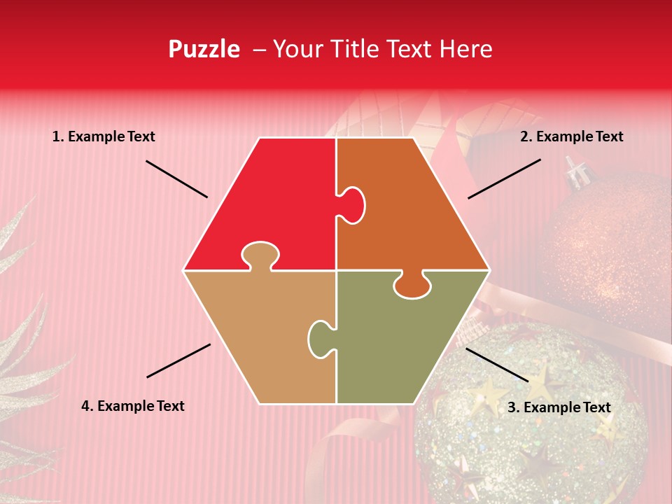 Star December Invitation PowerPoint Template