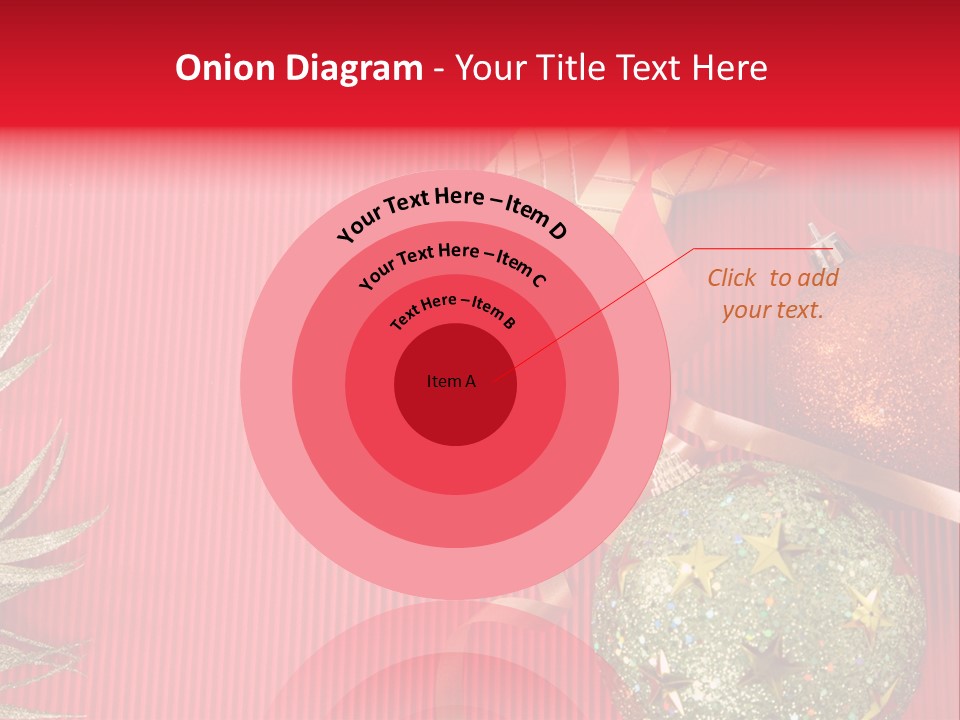 Star December Invitation PowerPoint Template