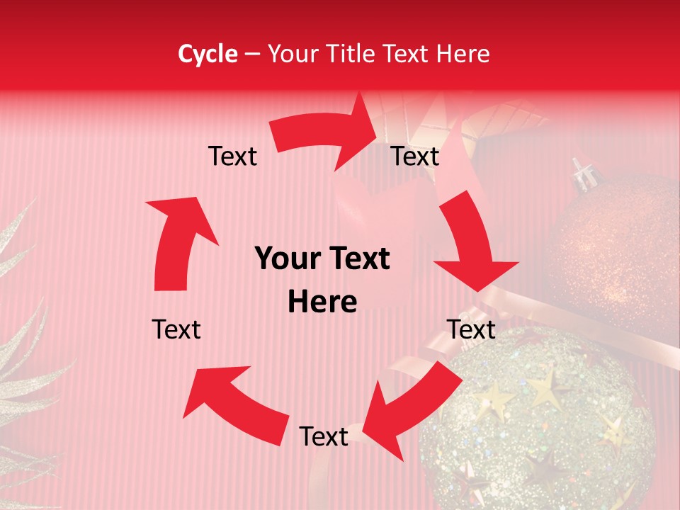 Star December Invitation PowerPoint Template