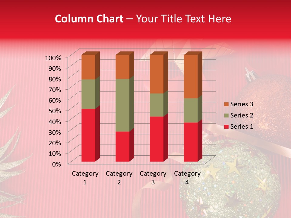 Star December Invitation PowerPoint Template