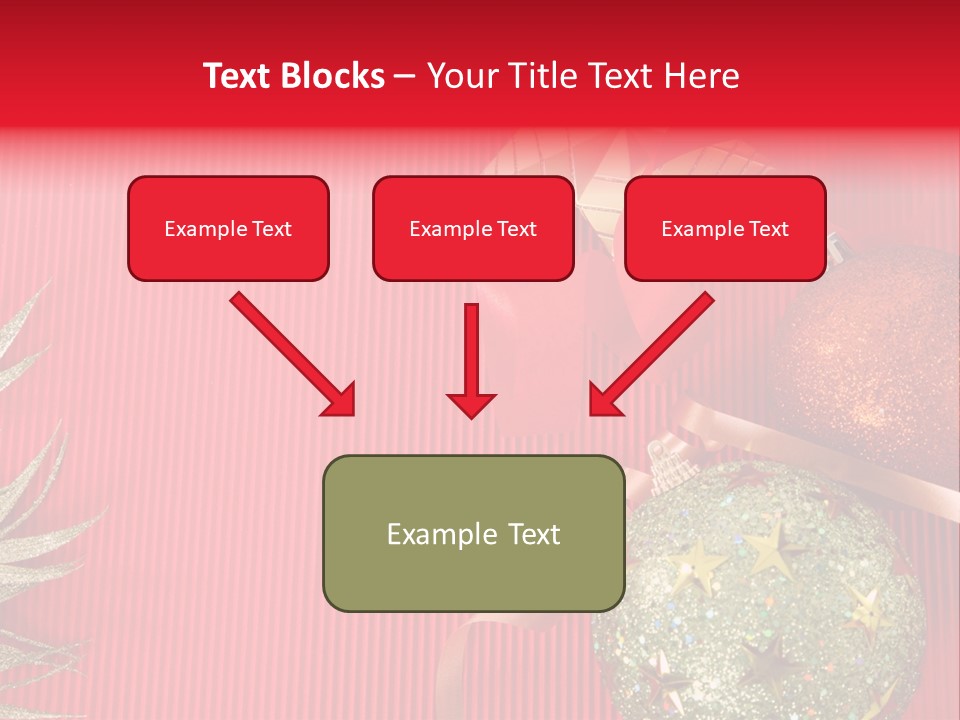 Star December Invitation PowerPoint Template