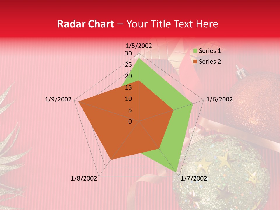 Star December Invitation PowerPoint Template