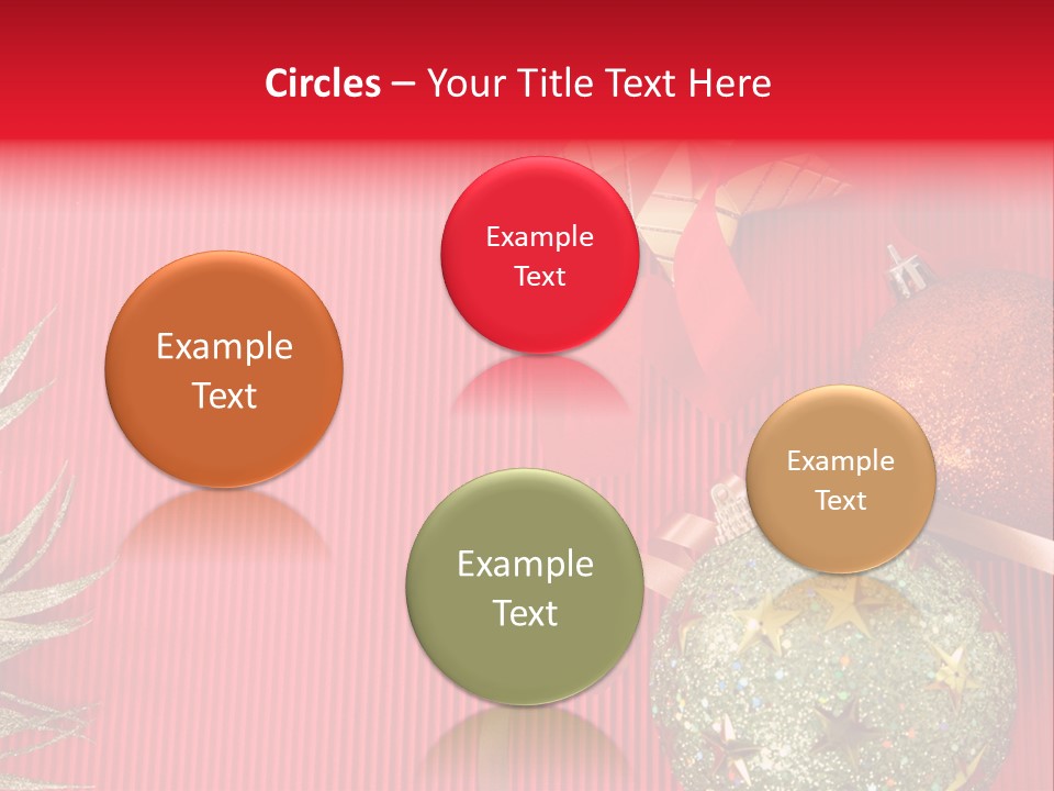 Star December Invitation PowerPoint Template