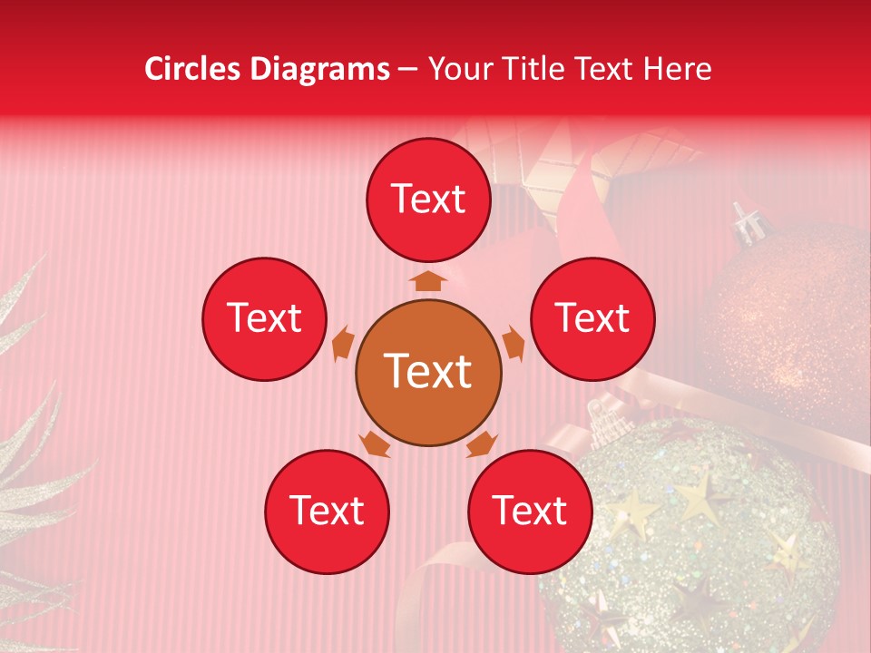 Star December Invitation PowerPoint Template