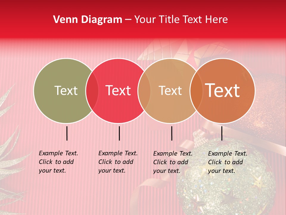 Star December Invitation PowerPoint Template