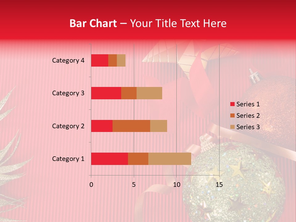 Star December Invitation PowerPoint Template