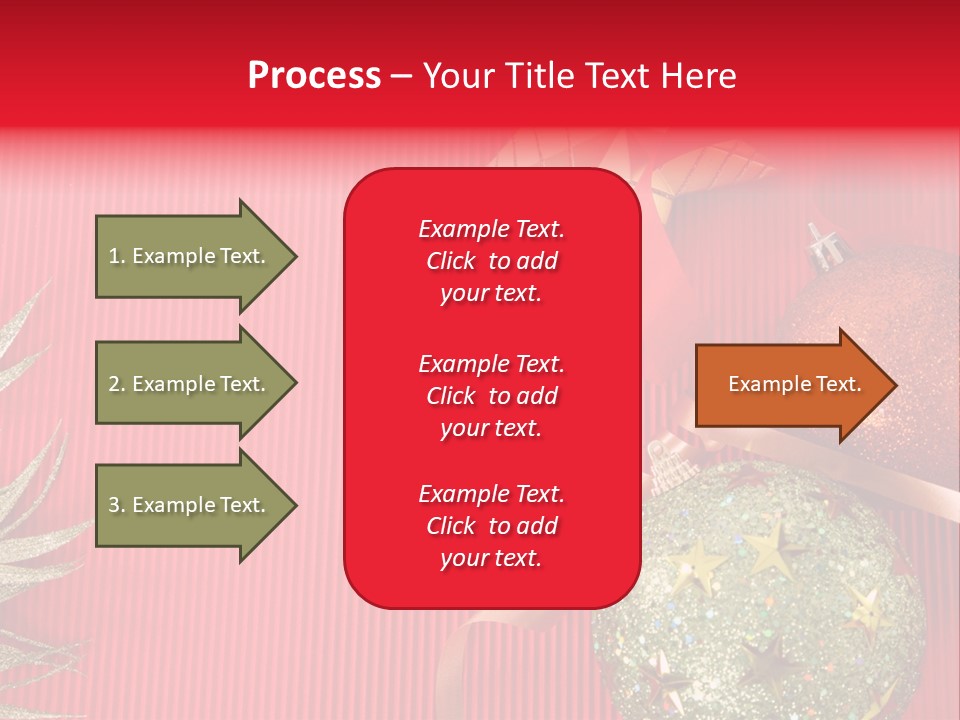 Star December Invitation PowerPoint Template