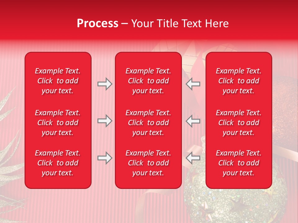 Star December Invitation PowerPoint Template