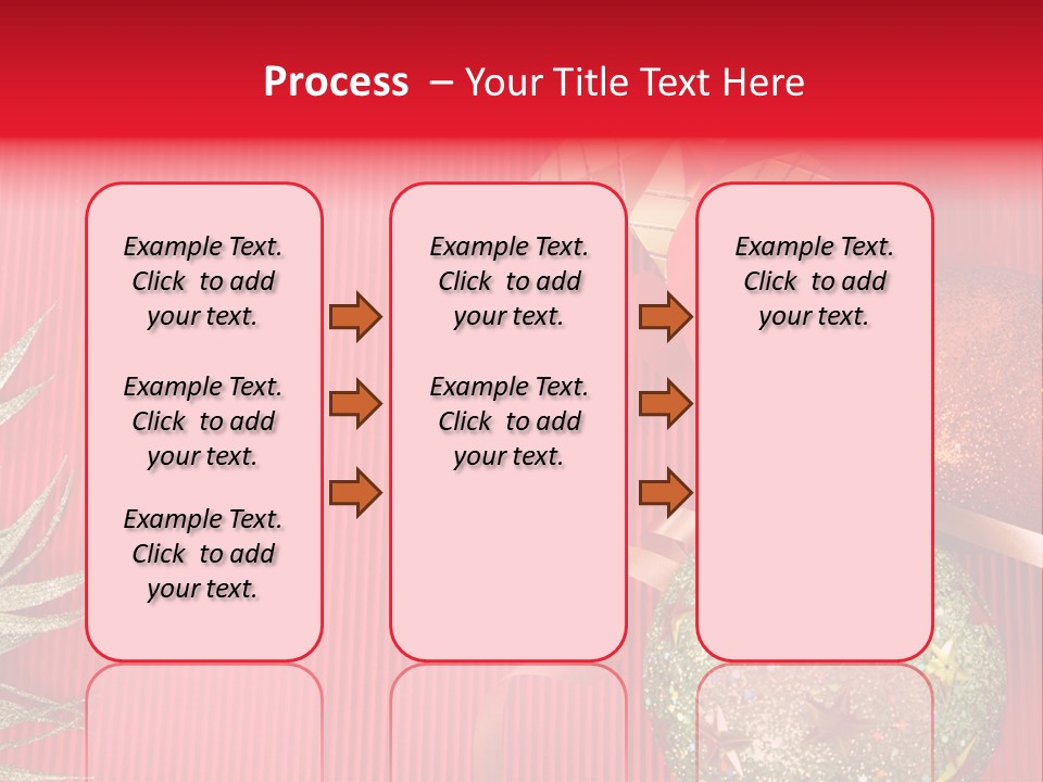 Star December Invitation PowerPoint Template