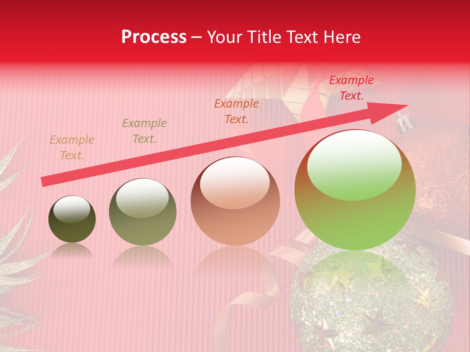 Star December Invitation PowerPoint Template