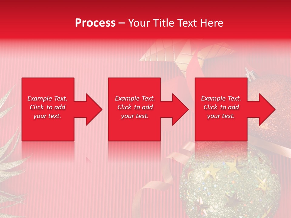 Star December Invitation PowerPoint Template