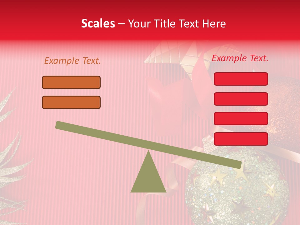 Star December Invitation PowerPoint Template
