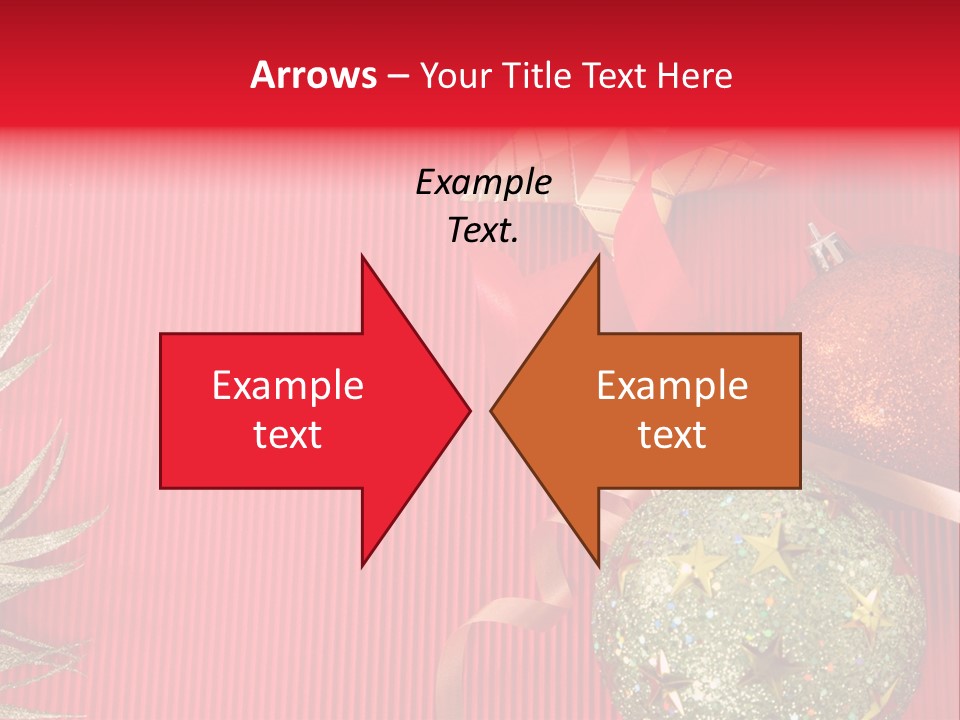 Star December Invitation PowerPoint Template