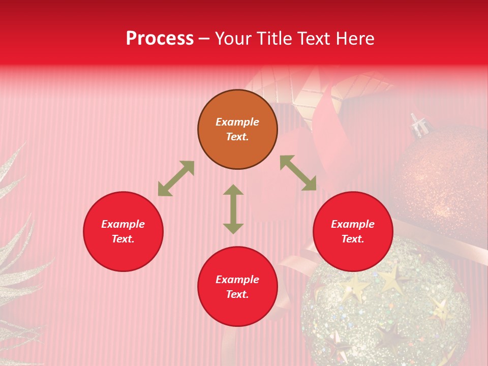 Star December Invitation PowerPoint Template