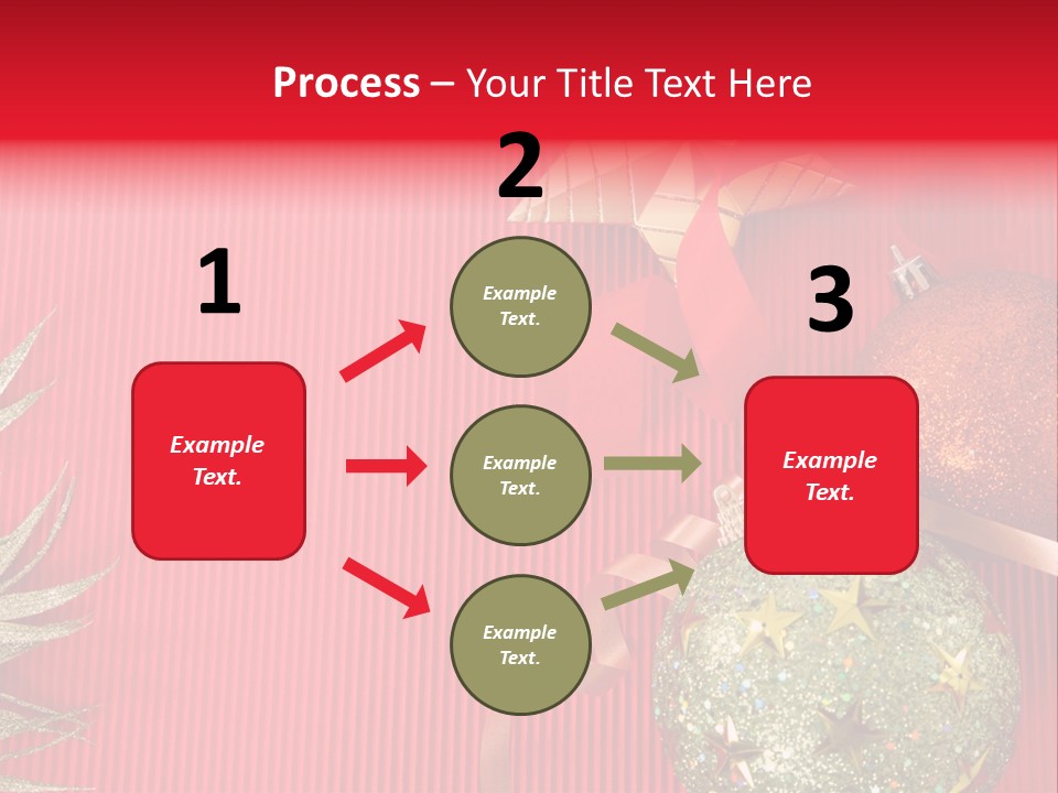 Star December Invitation PowerPoint Template