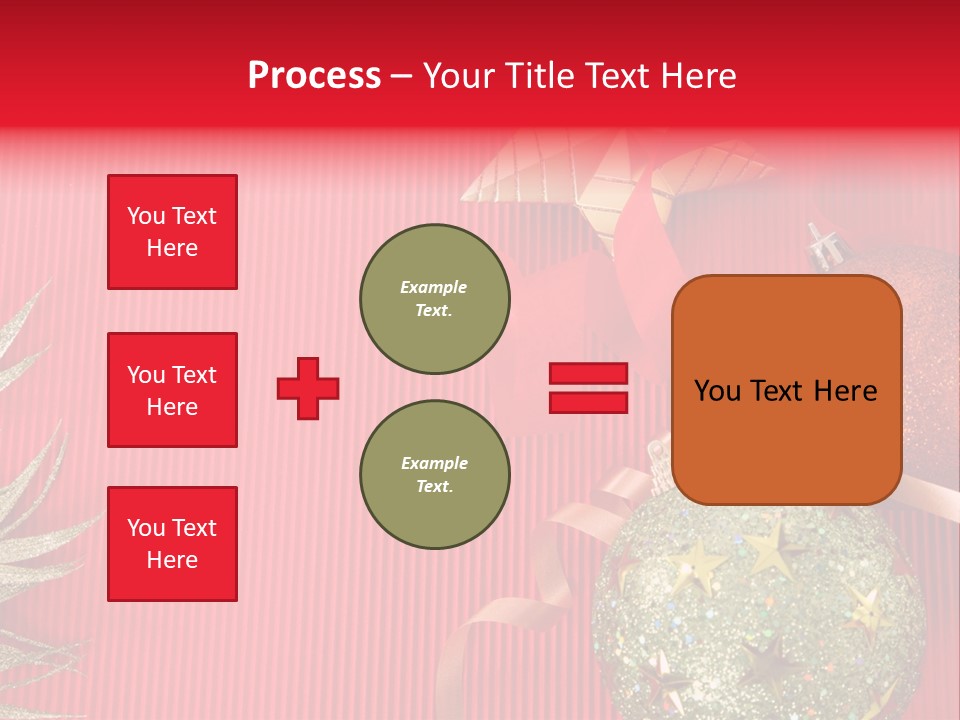 Star December Invitation PowerPoint Template