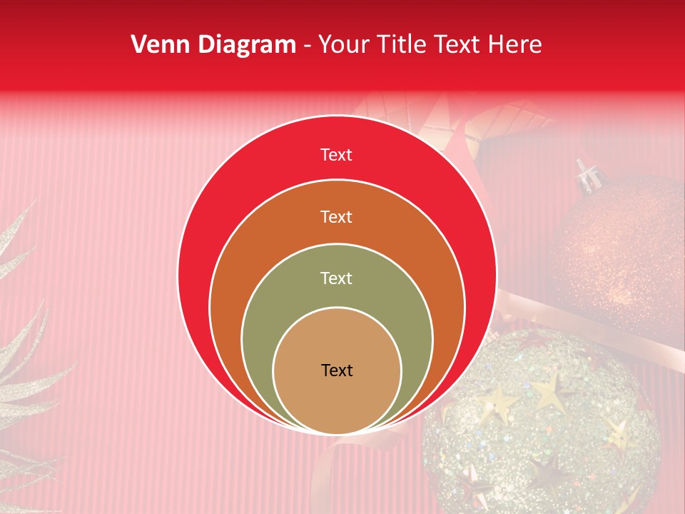 Star December Invitation PowerPoint Template