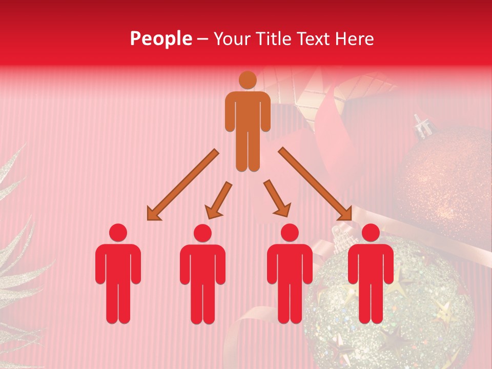 Star December Invitation PowerPoint Template