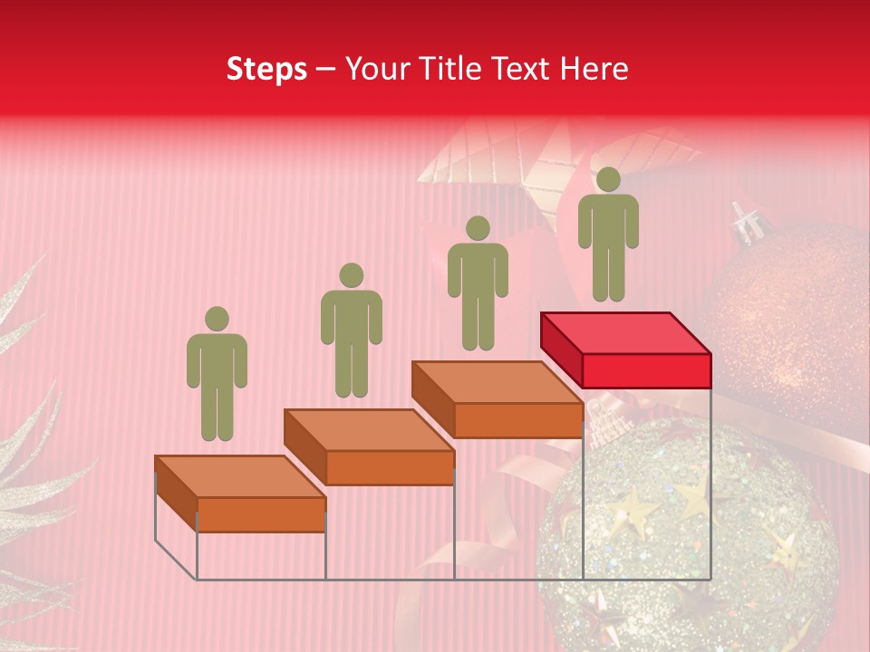 Star December Invitation PowerPoint Template