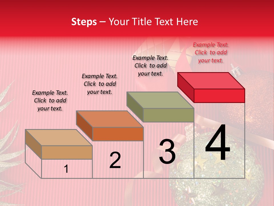Star December Invitation PowerPoint Template