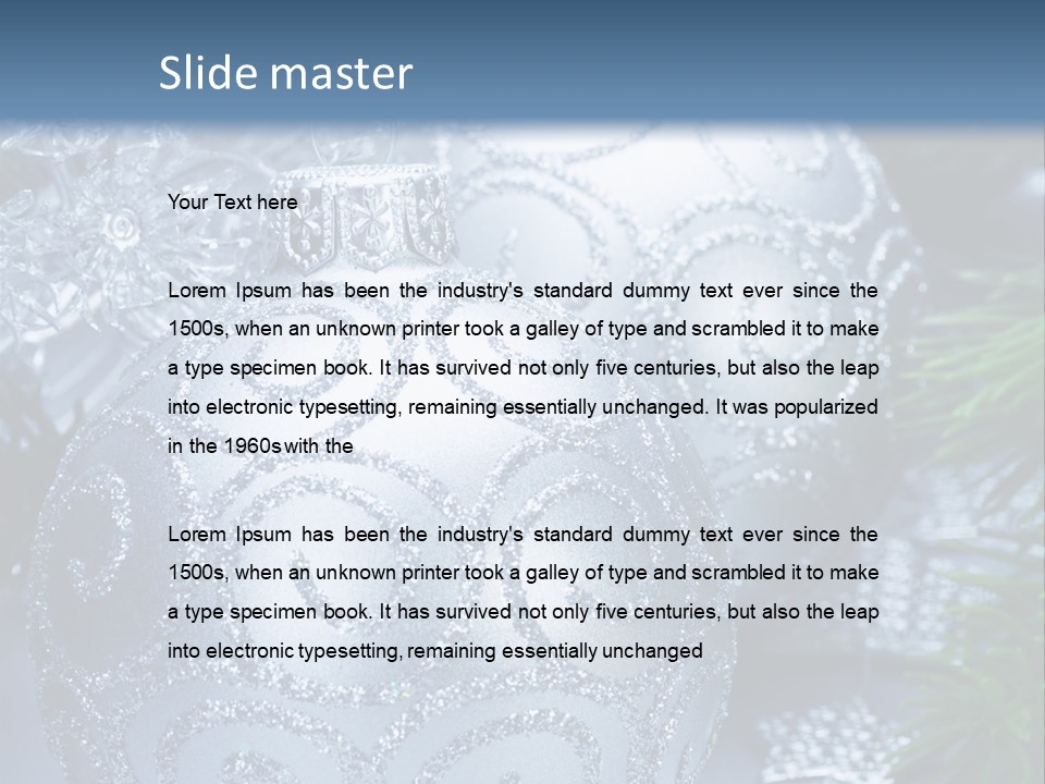 Decorative Tree Bulb PowerPoint Template