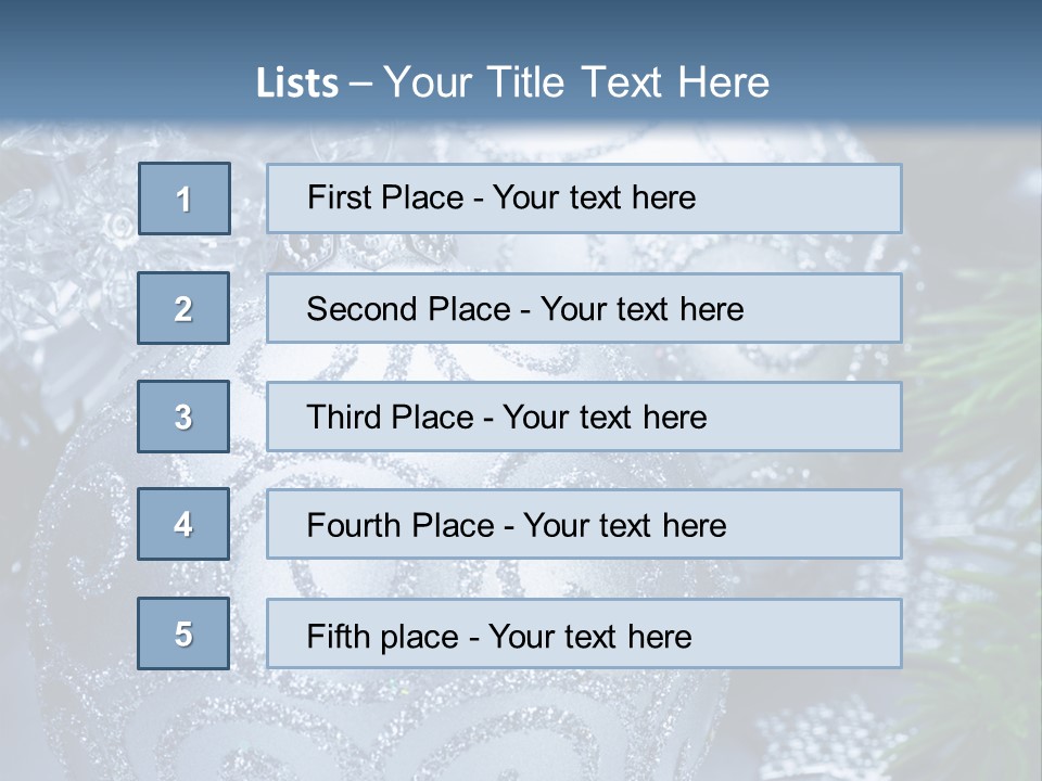 Decorative Tree Bulb PowerPoint Template