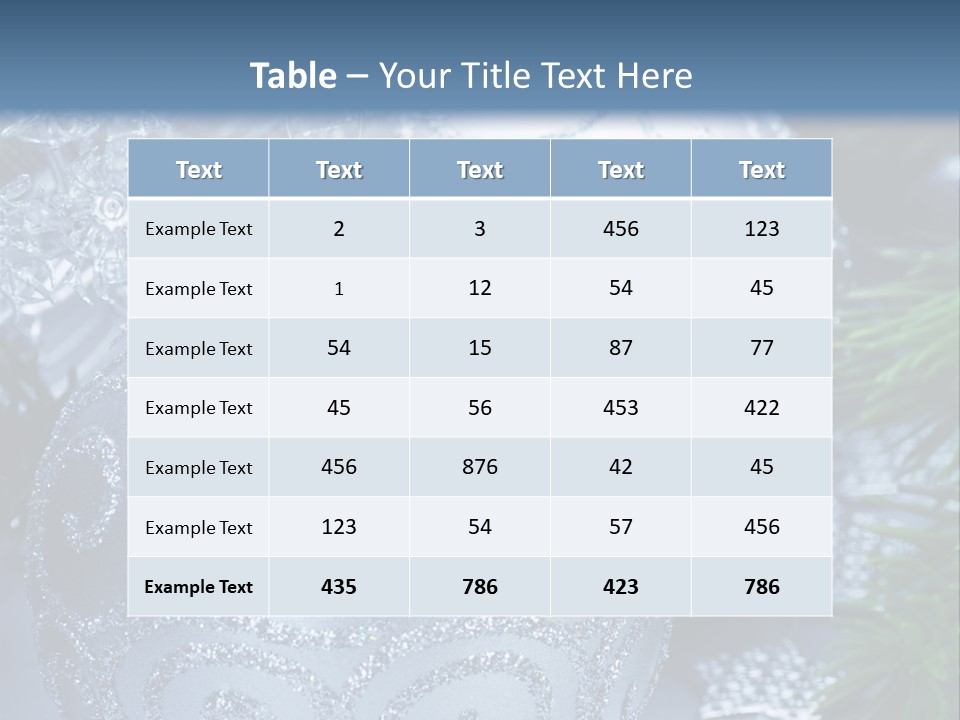 Decorative Tree Bulb PowerPoint Template