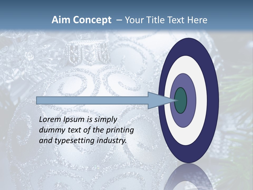 Decorative Tree Bulb PowerPoint Template