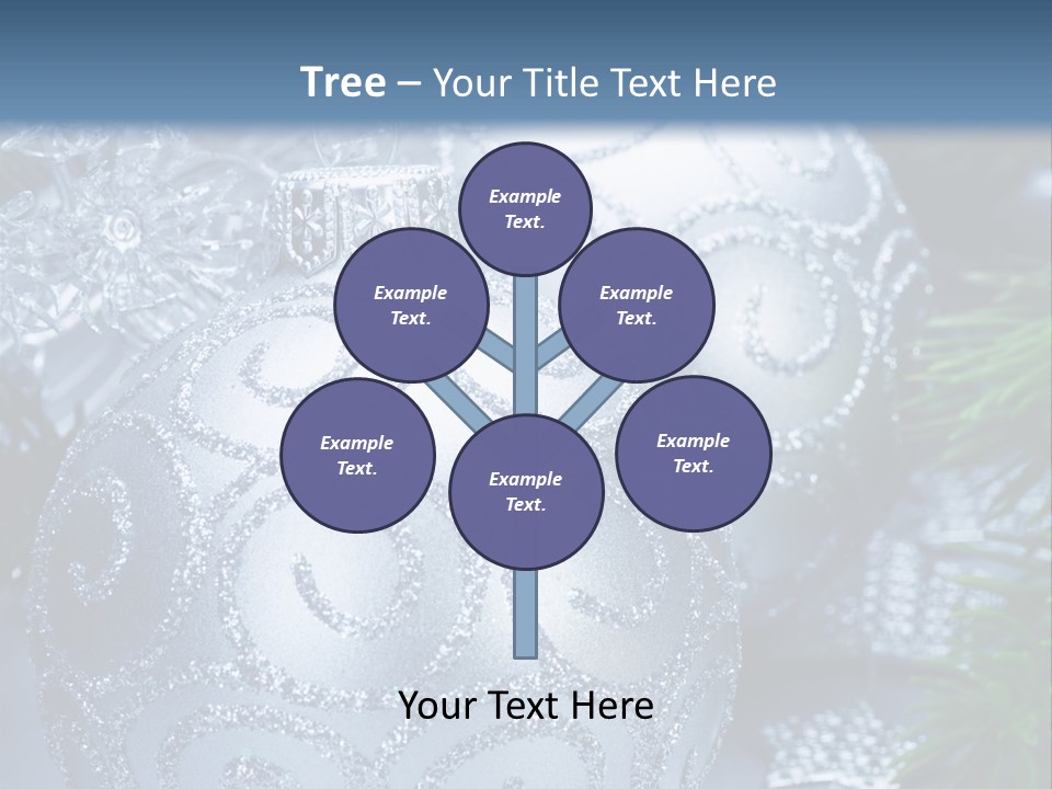 Decorative Tree Bulb PowerPoint Template