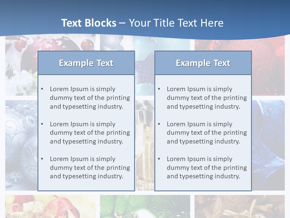 Christmas Collage PowerPoint Template