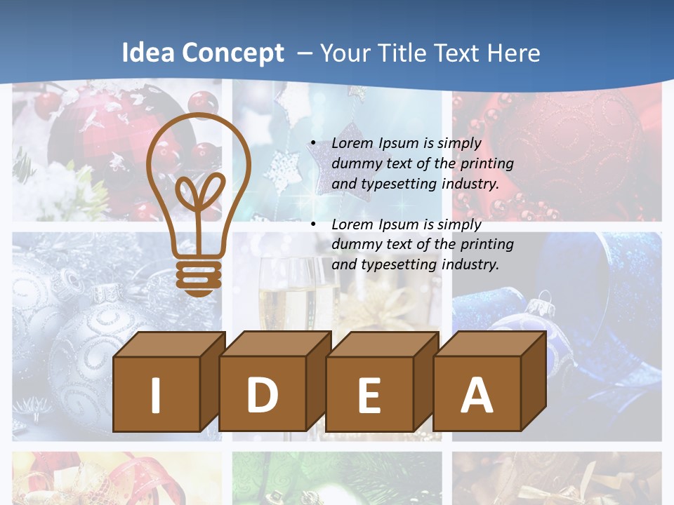 Christmas Collage PowerPoint Template